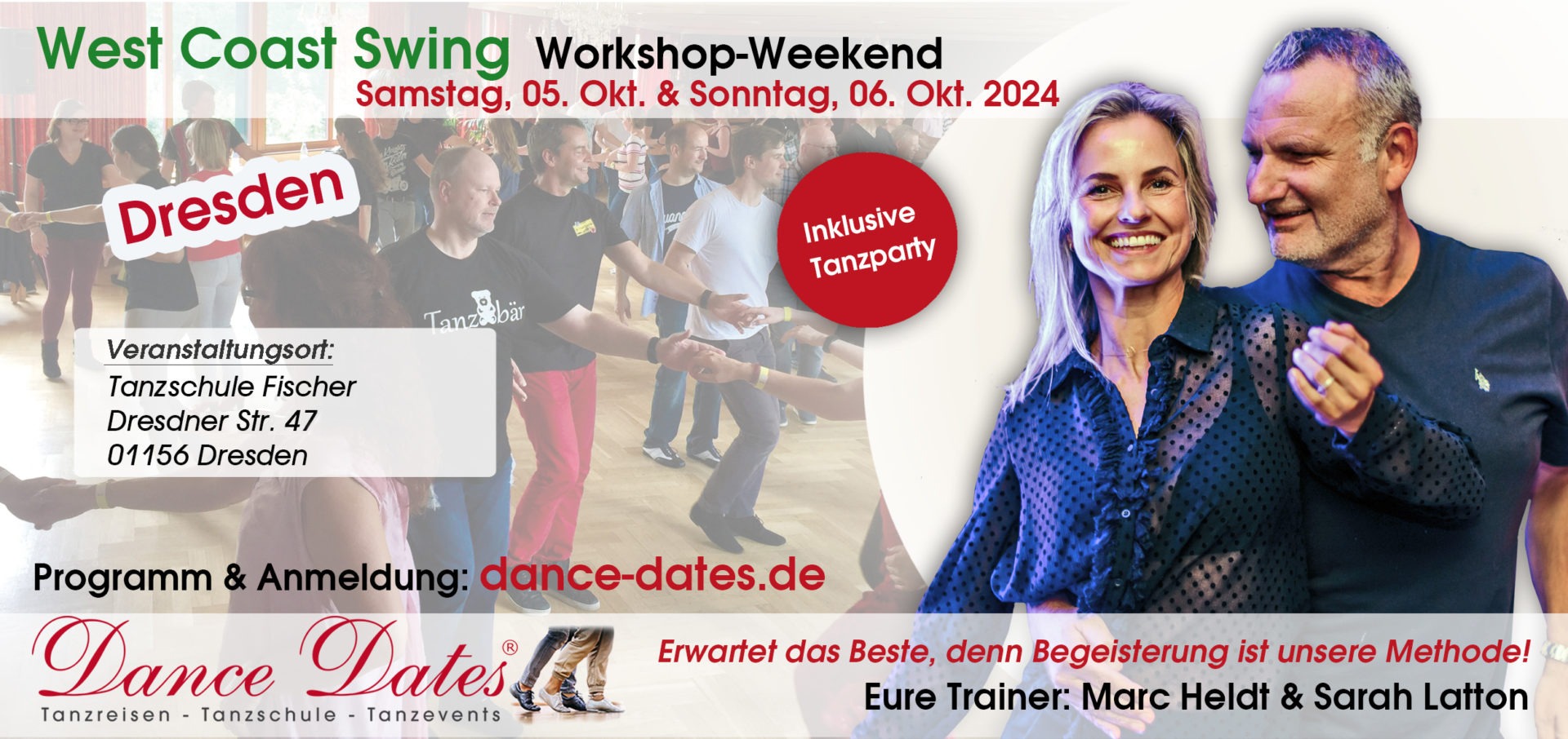 West Coast Swing Workshop- & Party-Weekend in Dresden