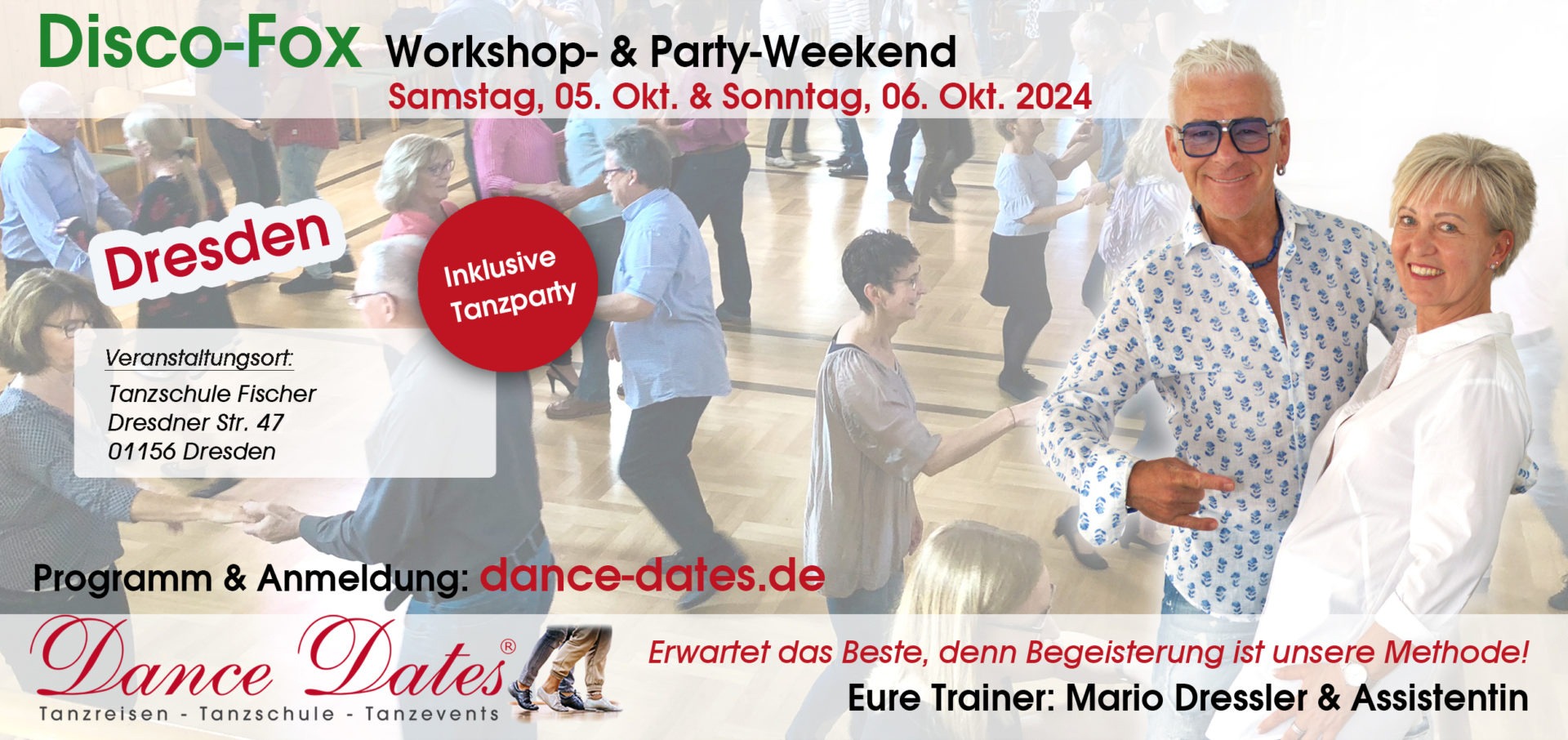 Disco-Fox Workshop- & Party-Weekend in Dresden