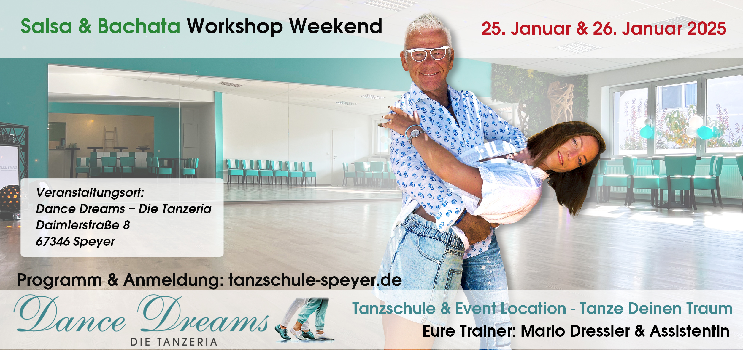 Salsa & Bachata Workshop Weekend für Beginner & leicht Fortgeschrittene in Speyer